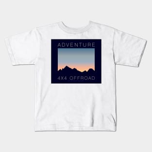 4x4 Offroad Adventure - Sunrise Kids T-Shirt